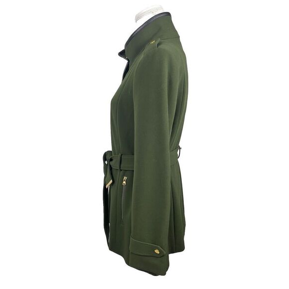 Preston And York Green Military Style Epaulettes‎ Soft Shell Coat Women’s Size M - Picture 6 of 11